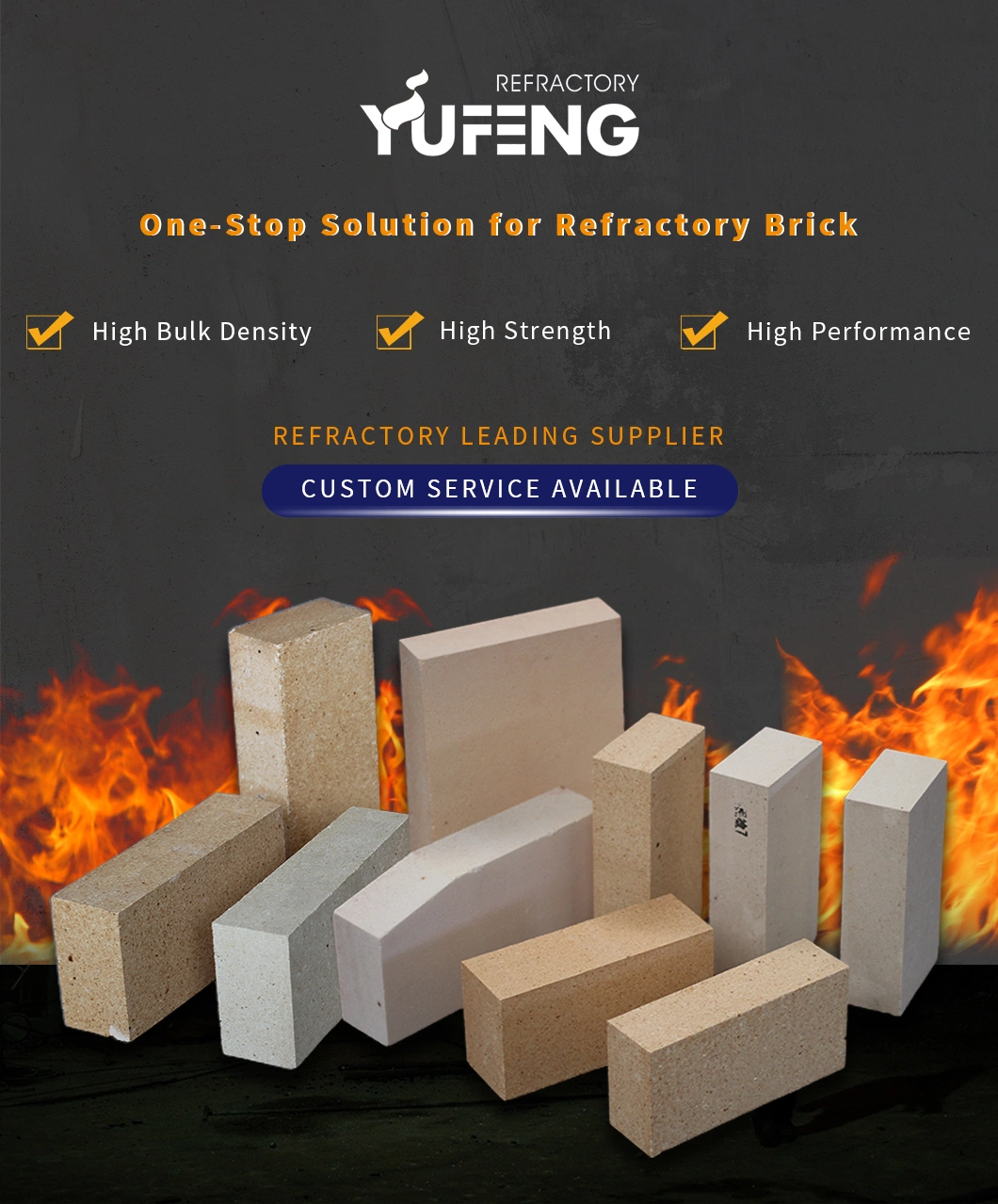 Pure Raw Refractory Material Kiln Furnace High Alumina Flint Clay Composite Fire Brick